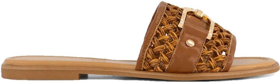 Graceland slippers cognac