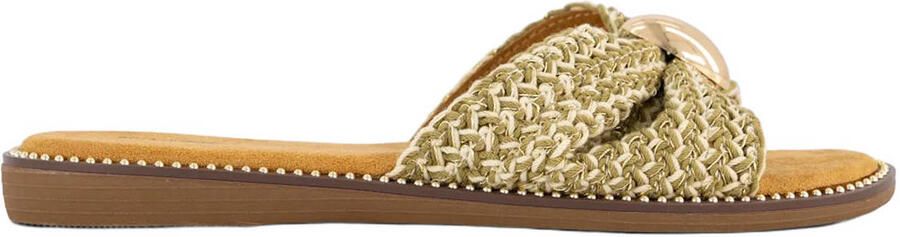 Graceland slippers groen