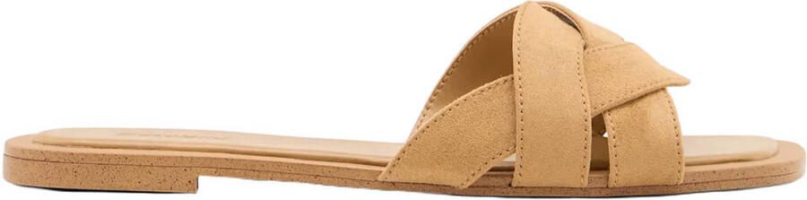 Graceland slippers lichtbruin