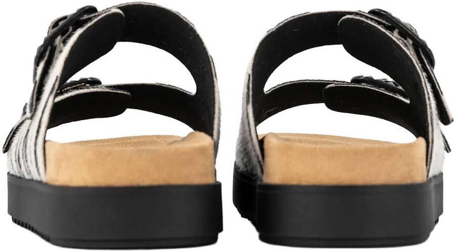 Graceland slippers met zebraprint zwart wit - Foto 3