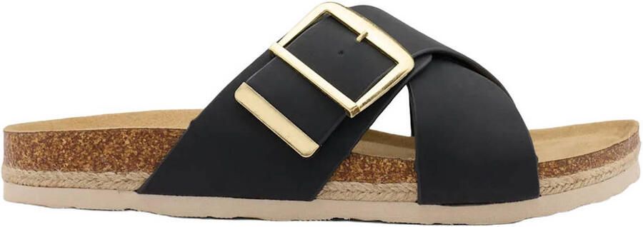 Graceland slippers zwart