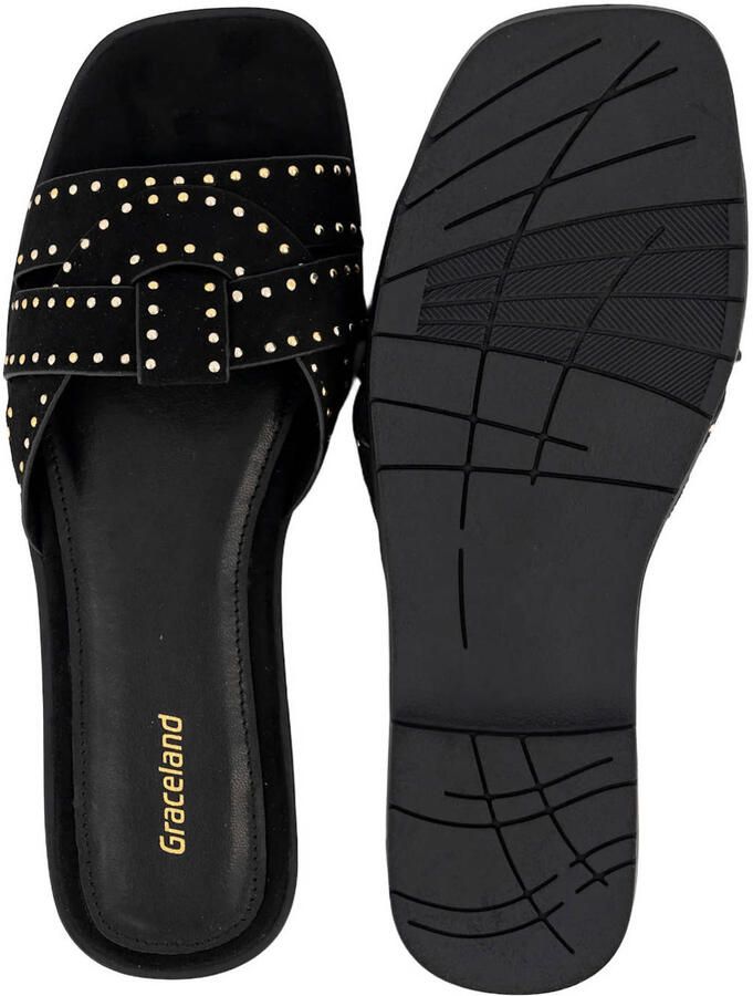 Graceland slippers zwart - Foto 2