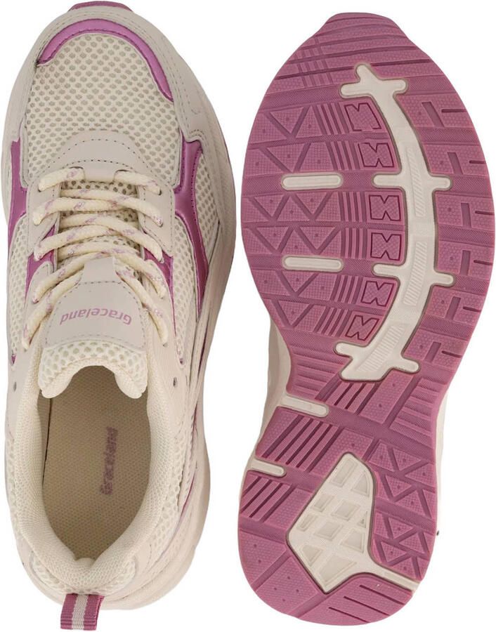 Graceland sneakers beige roze - Foto 2