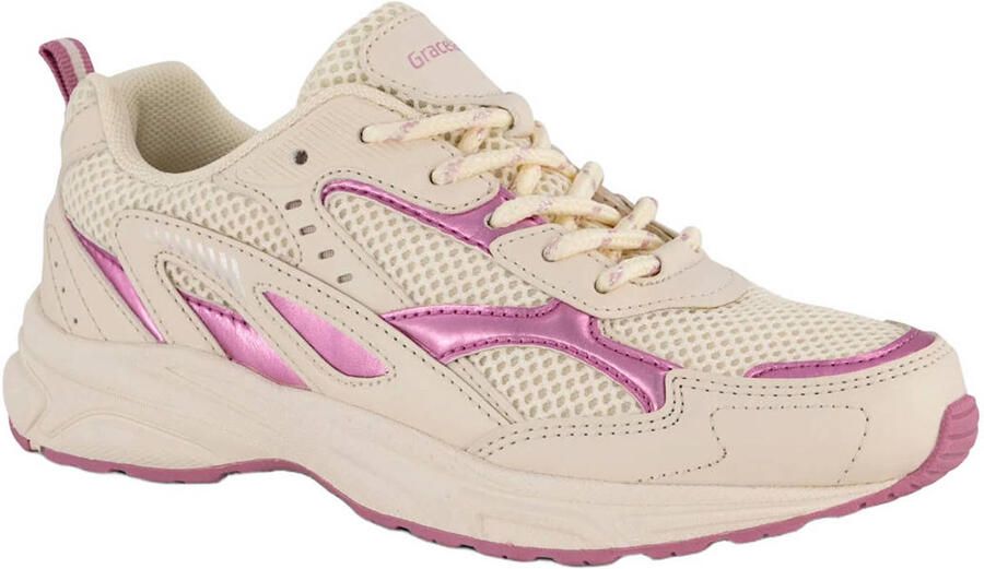 Graceland sneakers beige roze - Foto 3