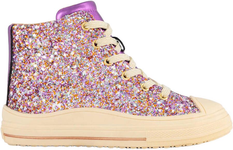 Graceland sneakers met glitters paars