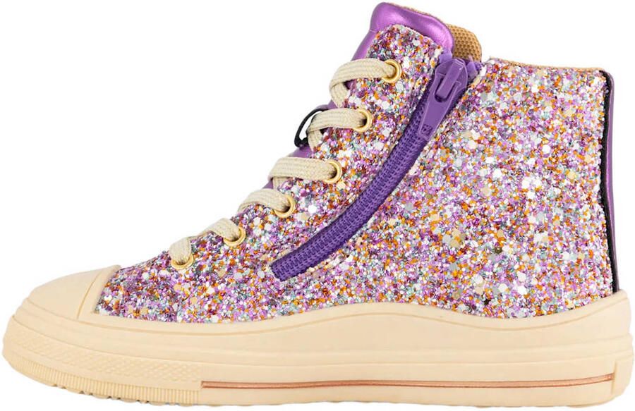 Graceland sneakers met glitters paars - Foto 3