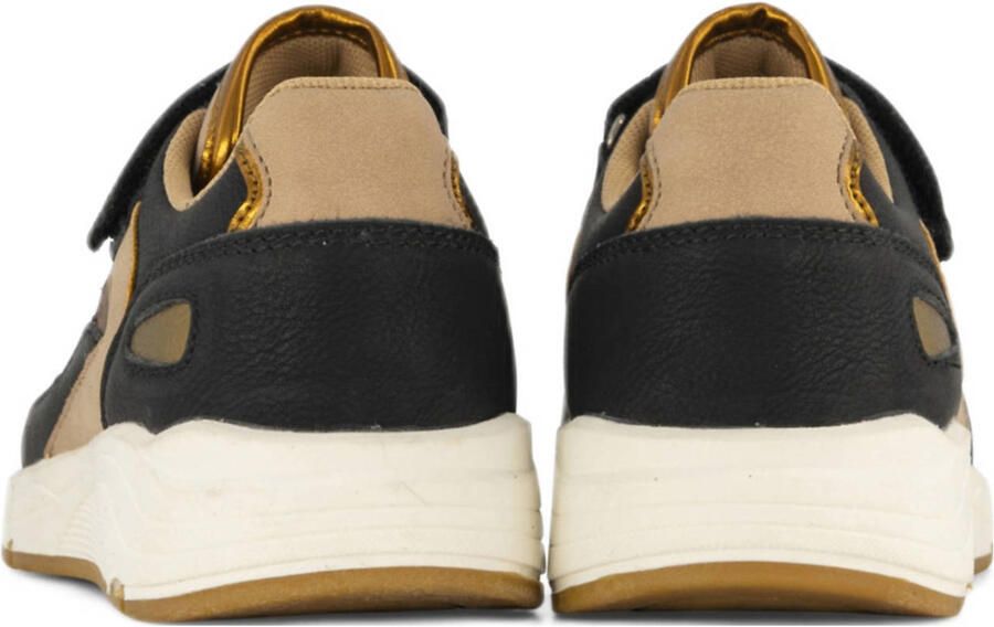 Graceland sneakers zwart beige goud - Foto 2