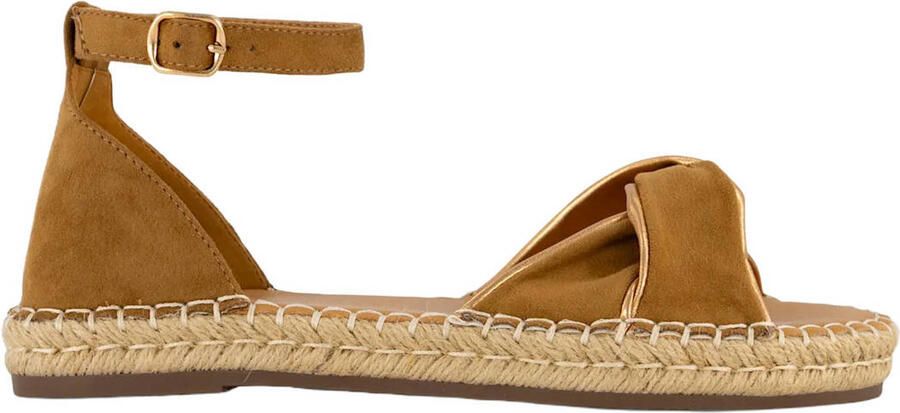 Graceland suède espadrilles cognac