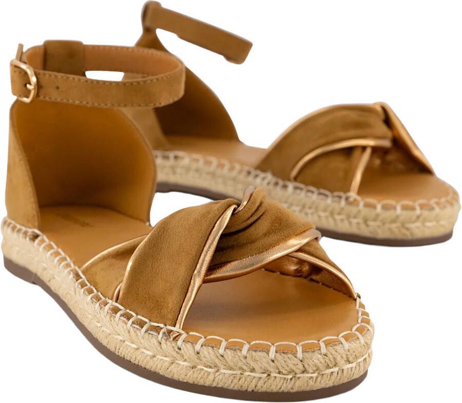 Graceland suède espadrilles cognac - Foto 2
