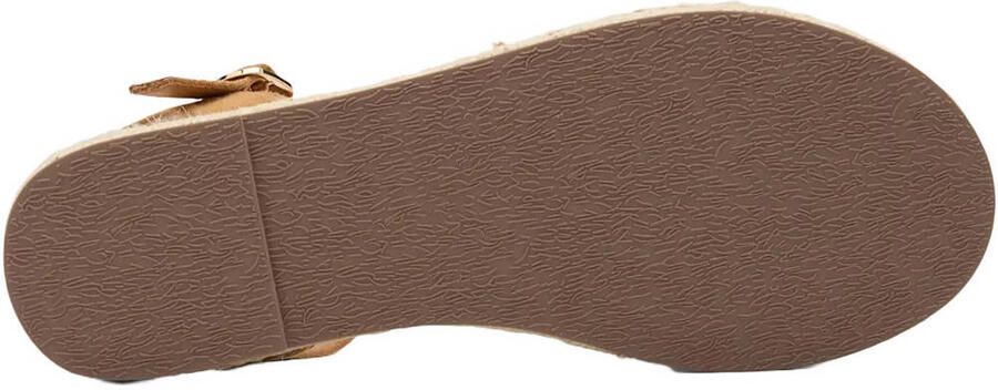Graceland suède espadrilles met panterprint cognac zwart - Foto 3