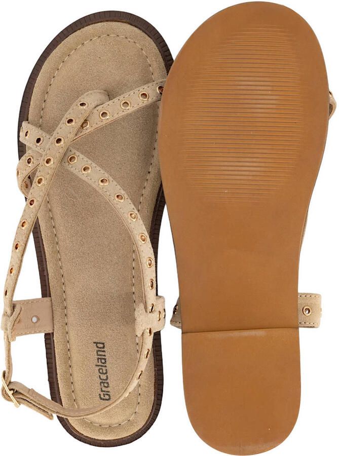 Graceland suède sandalen beige - Foto 2