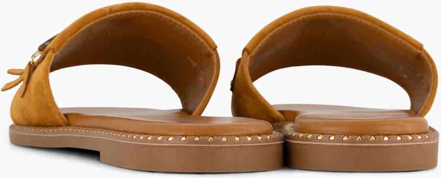 Graceland suède slippers cognac - Foto 3