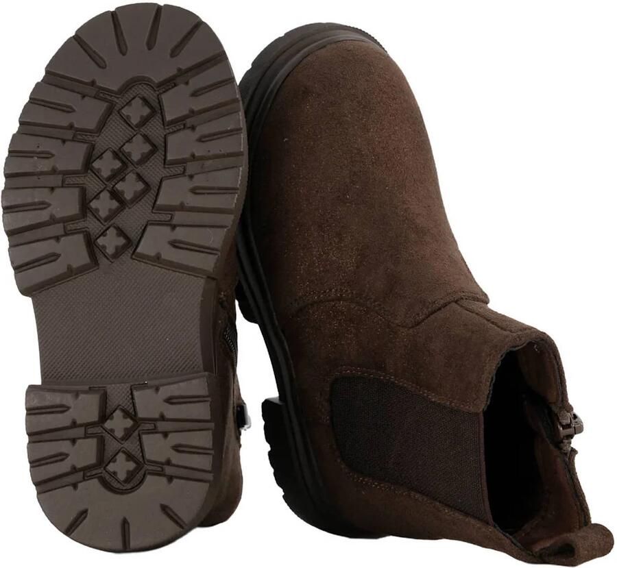 Graceland suèdelook enkelboots bruin - Foto 2