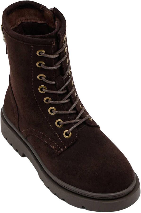 Graceland suèdelook enkelboots bruin - Foto 3