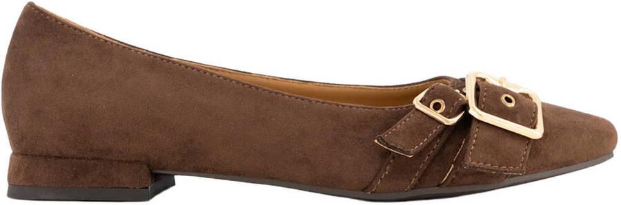 Graceland suèdelook loafers bruin