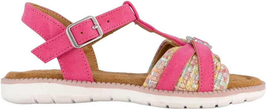 Graceland suèdelook sandalen fuchsia