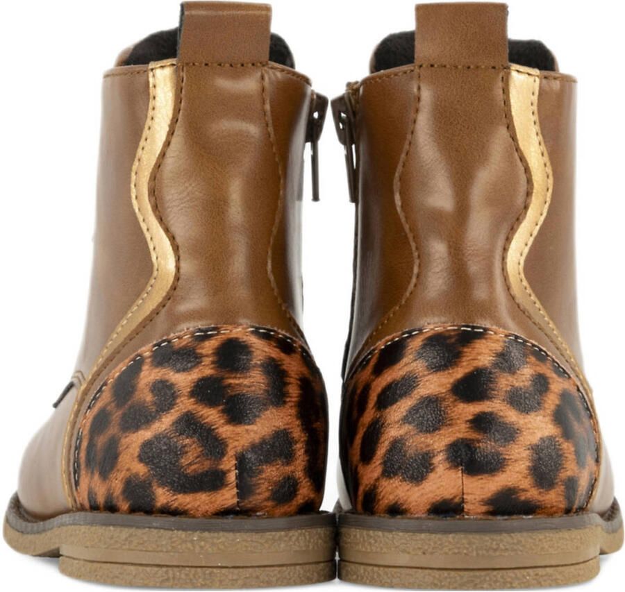 Graceland veterboots cognac goud panter - Foto 2