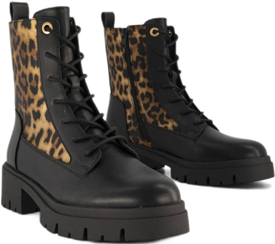 Graceland veterschoenen zwart panter - Foto 3