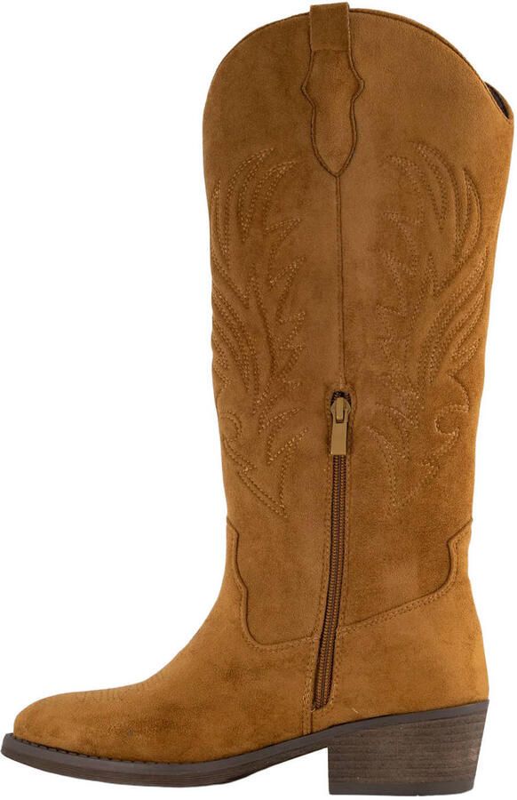 Graceland western cowboy boots cognac