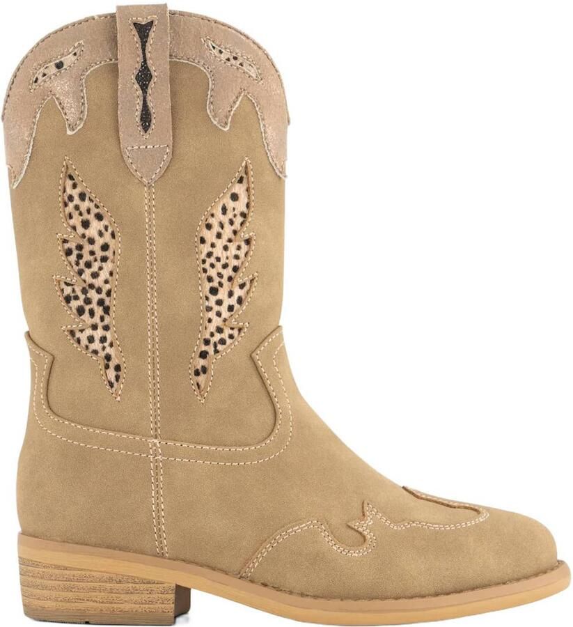 Graceland western suède laarzen taupe