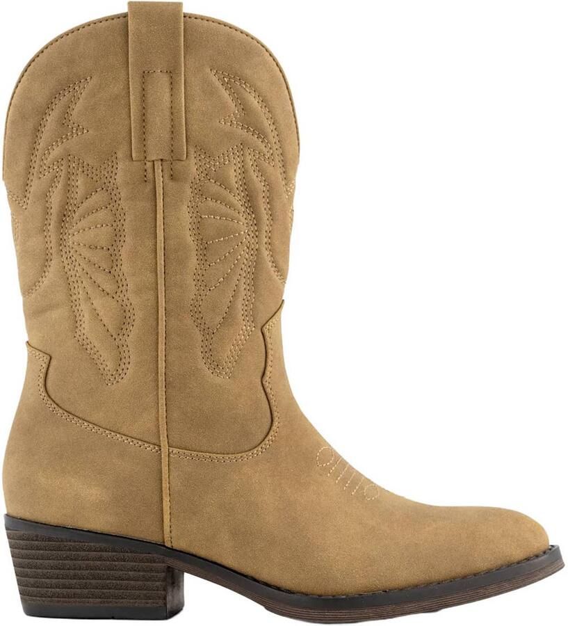 Graceland western suèdelook cowboy boots beige