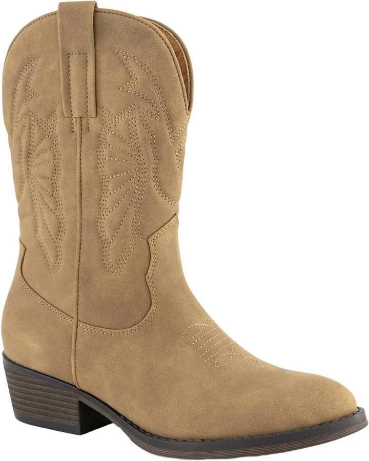 Graceland western suèdelook cowboy boots beige - Foto 2