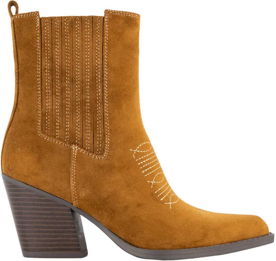 Graceland western suèdelook cowboylaarzen cognac