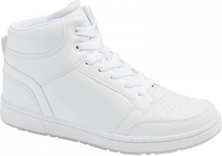 Graceland Dames Witte hoge sneaker