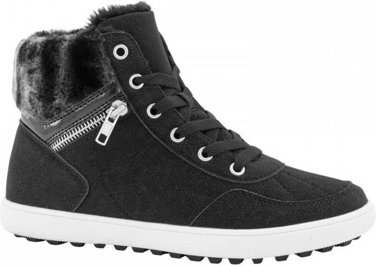 Graceland hoge sneakers zwart grijs