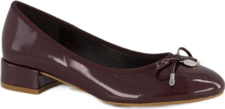 Graceland lak ballerina's bordeaux