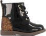 Graceland lak veterboots zwart - Thumbnail 1