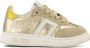 Graceland leren sneakers beige goud - Thumbnail 1