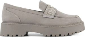 Graceland Grijze chunky loafer steentjes