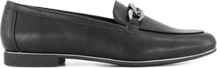 Graceland loafers met ketting zwart