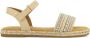 Graceland raffia sandalen beige - Thumbnail 1