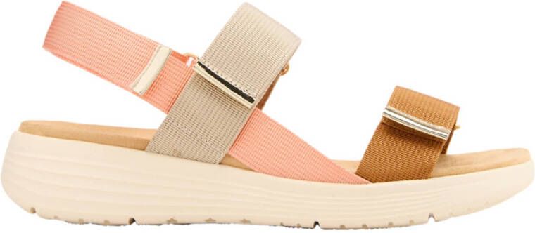 Graceland sandalen beige zalm