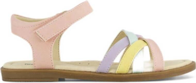 Graceland sandalen geel roze