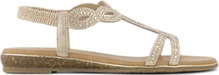 Graceland sandalen goud