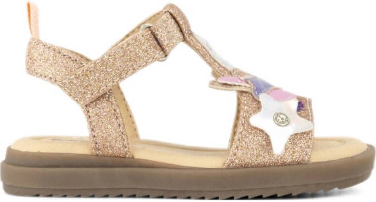 Graceland sandalen met glitters rosé