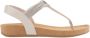 Graceland sandalen met strass wit - Thumbnail 1