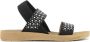 Graceland sandalen met studs zwart - Thumbnail 1