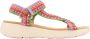 Graceland sandalen rood paars groen - Thumbnail 1