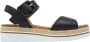 Graceland sandalen zwart - Thumbnail 1