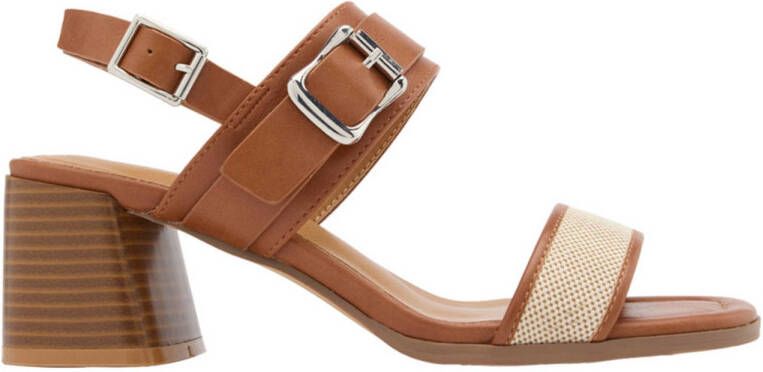 Graceland sandalettes cognac