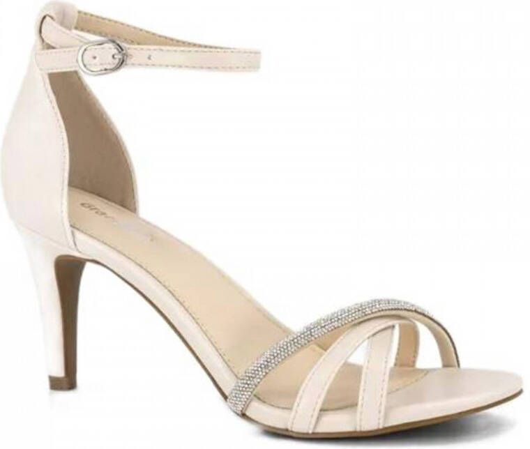 Graceland sandalettes met strass steentjes off white