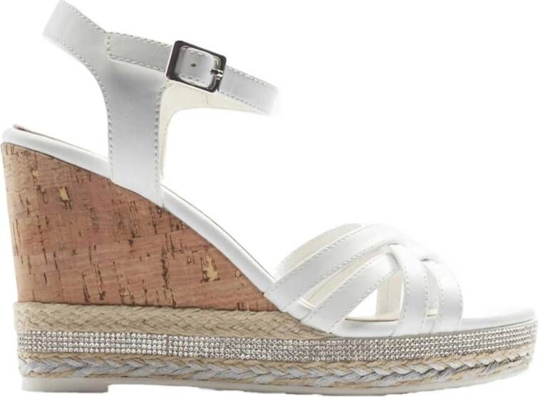 Graceland Witte sandalette sleehak