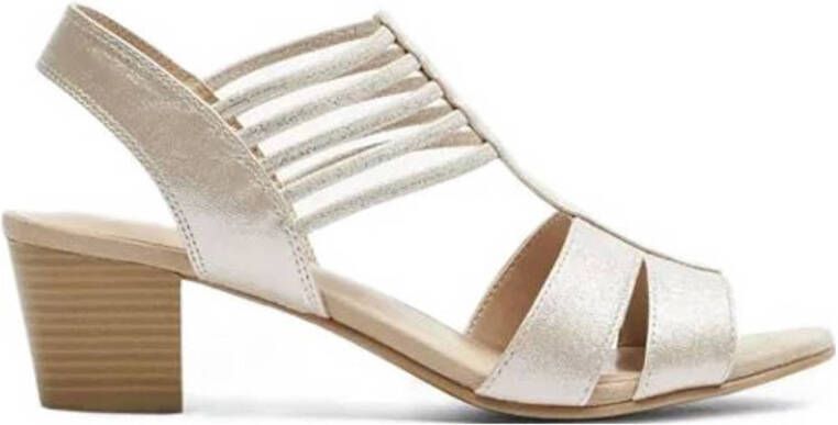 Graceland sandalettes zilver