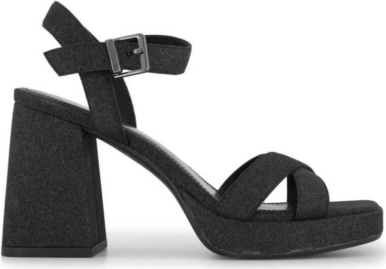 Graceland sandalettes zwart