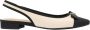 Graceland slingback loafers ecru zwart - Thumbnail 1