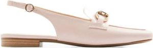 Graceland slingback loafers lichtroze
